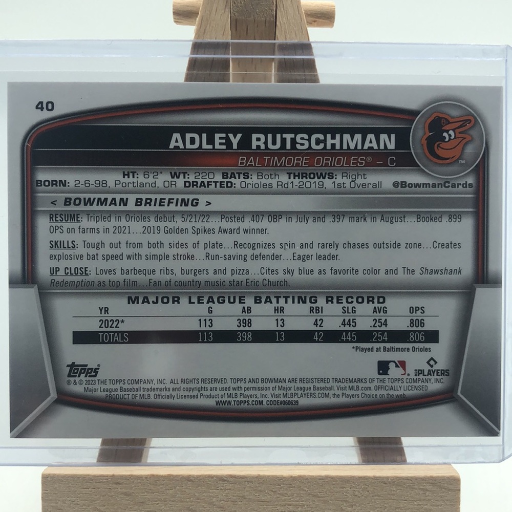 Adley Rutschman RC - Picture 2 of 2